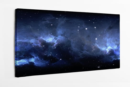 Obraz na płótnie HOMEPRINT, kosmos, przestrzeń kosmiczna, droga mleczna 140x70 cm HOMEPRINT