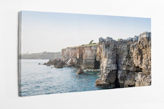 Obraz na płótnie HOMEPRINT, krajobraz, wybrzeże Clif w Cascais koło Lizbony, Portugalia 100x50 cm HOMEPRINT