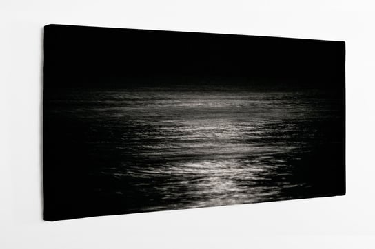 Obraz na płótnie HOMEPRINT, księżyc odbijający się w oceanie, 100x50 cm HOMEPRINT