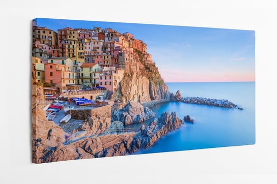 Obraz na płótnie HOMEPRINT, malownicza zatoka, Włochy 100x50 cm HOMEPRINT