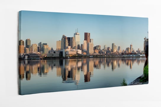 Obraz na płótnie HOMEPRINT, miasto, Toronto, horyzont, panorama, Kanada 120x60 cm HOMEPRINT