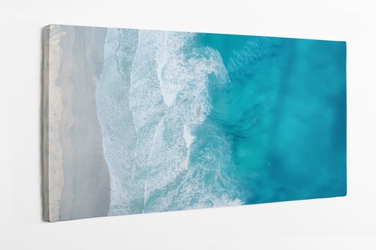 Obraz na płótnie HOMEPRINT, morski brzeg, fale morskie, morze, ocean, plaża 120x60 cm HOMEPRINT