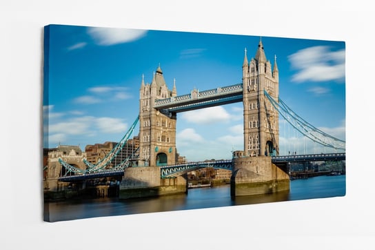 Obraz na płótnie HOMEPRINT, most, architektura, Tower Bridge, Londyn, Anglia, Wielka Brytania 100x50 cm HOMEPRINT