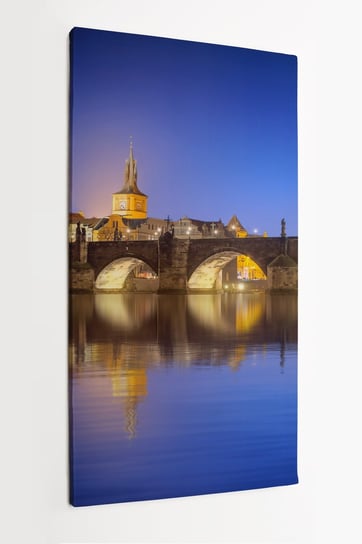 Obraz na płótnie HOMEPRINT, most Karola, Praga, Czechy, Republika Czeska 50x100 cm HOMEPRINT