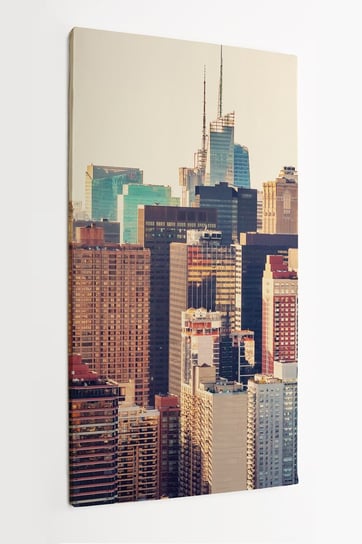 Obraz na płótnie HOMEPRINT, New York, miasto, panorama, widok miasta, wieżowiec, USA 50x100 cm HOMEPRINT