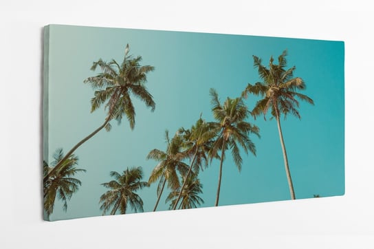 Obraz na płótnie HOMEPRINT, niebo, palmy, Miami 120x50 cm HOMEPRINT
