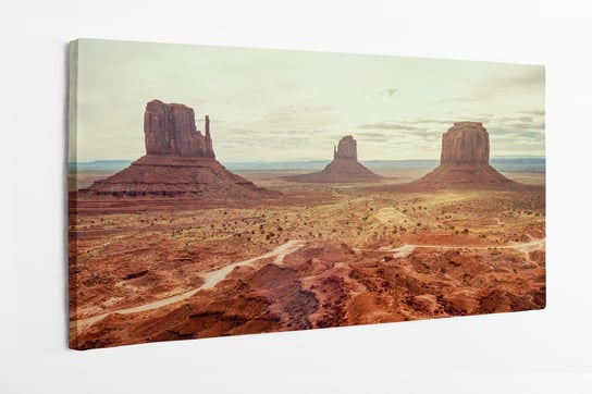 Obraz na płótnie HOMEPRINT, Oljato, USA, Monument Valley, Park Narodowy 120x50 cm HOMEPRINT