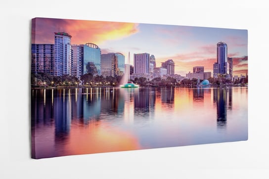 Obraz na płótnie HOMEPRINT, Orlando, Florida, horyzont, Miasto, USA 120x60 cm HOMEPRINT