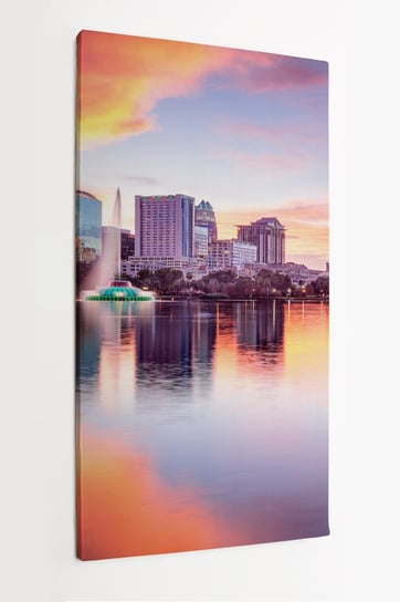 Obraz na płótnie HOMEPRINT, Orlando, Florida, horyzont, Miasto, USA 50x100 cm HOMEPRINT
