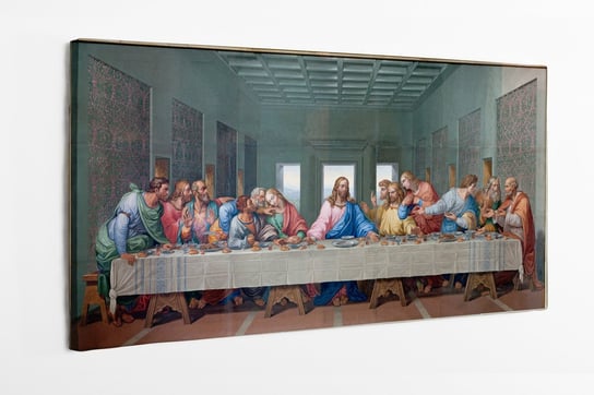 Obraz na płótnie HOMEPRINT, ostatnia wieczerza, Leonardo da Vinci 100x50 cm HOMEPRINT