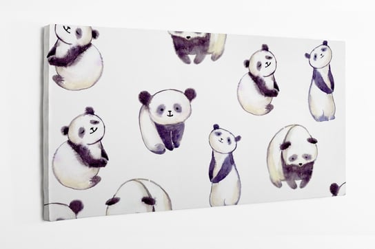 Obraz na płótnie HOMEPRINT, panda, misie 100x50 cm HOMEPRINT