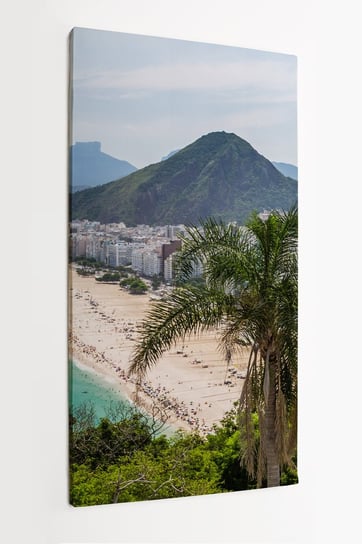 Obraz na płótnie HOMEPRINT, panorama, krajobraz, miastoRio de Janeiro, Brazylia 60x120 cm HOMEPRINT