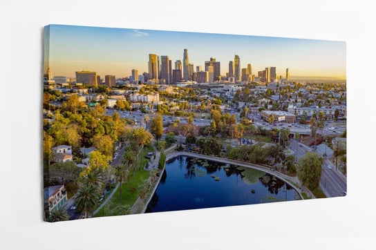 Obraz na płótnie HOMEPRINT,  panorama miasta Los Angeles w Californii 120x60 cm HOMEPRINT
