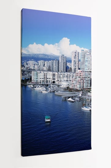Obraz na płótnie HOMEPRINT, panorama, miasto, Vancouver, Kanada 50x100 cm HOMEPRINT