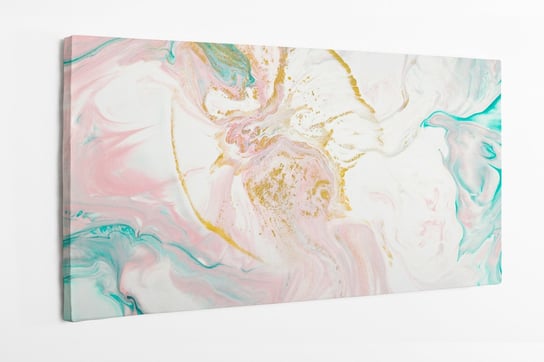 Obraz na płótnie HOMEPRINT, piękne tło płynnego akrylu z dodatkiem brokatowego pyłu 140x70 cm HOMEPRINT