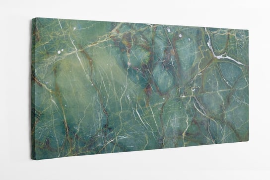 Obraz na płótnie HOMEPRINT, piękny, naturalny marmur w zielonym kolorze, sztuka nowoczesna 120x60 cm HOMEPRINT