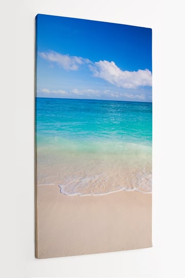 Obraz na płótnie HOMEPRINT,  plaża i piękne tropikalne morze 50x100 cm HOMEPRINT