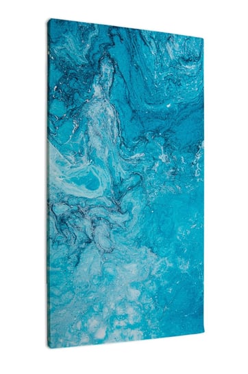 Obraz na płótnie HOMEPRINT Płynny niebieski akryl 60x120 cm HOMEPRINT