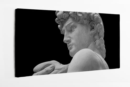 Obraz na płótnie HOMEPRINT, posąg Dawida autorstwa włoskiego artysty Michała Anioła 100x50 cm HOMEPRINT