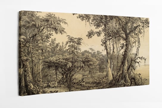 Obraz na płótnie HOMEPRINT, retro, panorama, zew Południowej Ameryki 120x50 cm HOMEPRINT