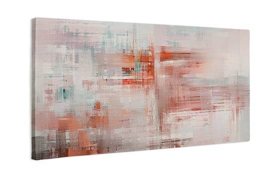 Obraz na płótnie HOMEPRINT, Rozmazana czerwona abstrakcja, szuka nowoczesna, domowy luksus 140x70 cm HOMEPRINT