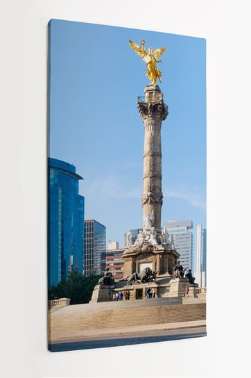 Obraz na płótnie HOMEPRINT, rzeźba, statua, Anioł Niepodległości, symbol, Mexico City 60x120 cm HOMEPRINT