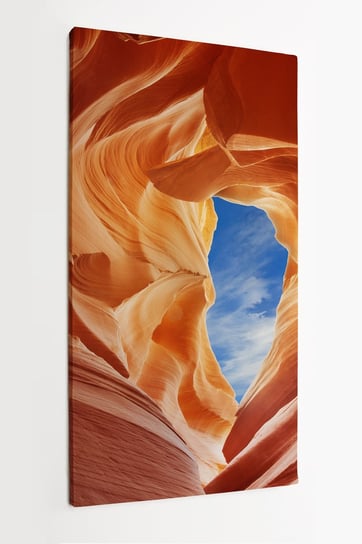 Obraz na płótnie HOMEPRINT, skały, kanion antylopy, Arizona USA, odcienie kolorów 50x100 cm HOMEPRINT