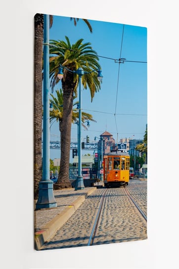 Obraz na płótnie HOMEPRINT, słynny klasyczny tramwaj w San Francisco. 50x100 cm HOMEPRINT