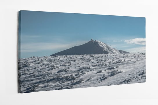 Obraz na płótnie HOMEPRINT,  śnieżka, Karkonosze, Polska Europa 100x50 cm HOMEPRINT