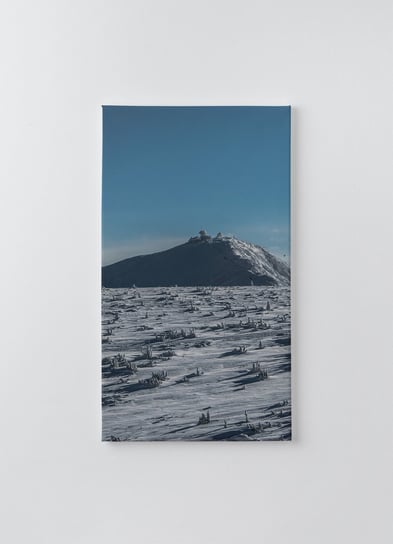Obraz na płótnie HOMEPRINT,  śnieżka, Karkonosze, Polska Europa 50x100 cm HOMEPRINT