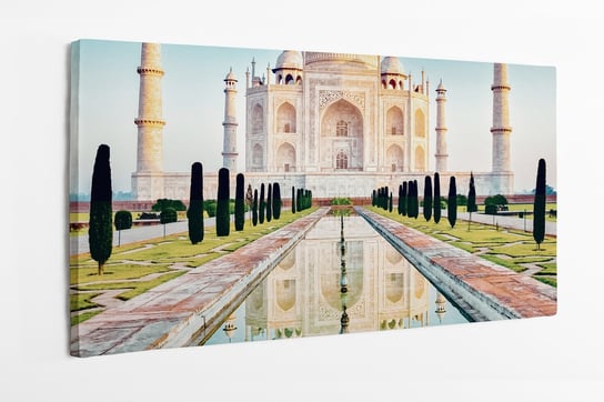 Obraz na płótnie HOMEPRINT, świątynia, kultura, Tadz Mahal, Tdaż, Indie 120x50 cm HOMEPRINT