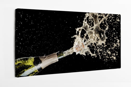 Obraz na płótnie HOMEPRINT, szampan, nowy rok, celebracja, świętowanie, wydarzenie 120x60 cm HOMEPRINT