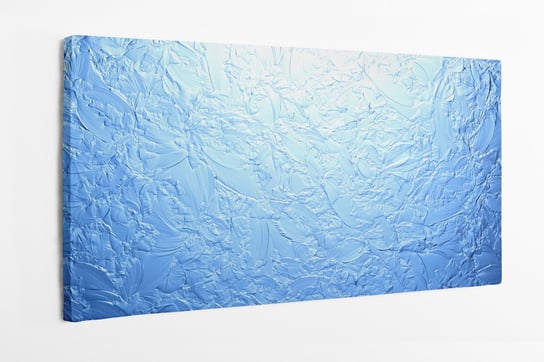 Obraz na płótnie HOMEPRINT, szron na szkle, zima , szyba, mróz, abstrakcja 120x60 cm HOMEPRINT