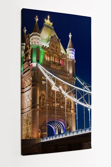 Obraz na płótnie HOMEPRINT, Tower bridge, Londyn, Anglia, Wielka Brytania 50x100 cm HOMEPRINT