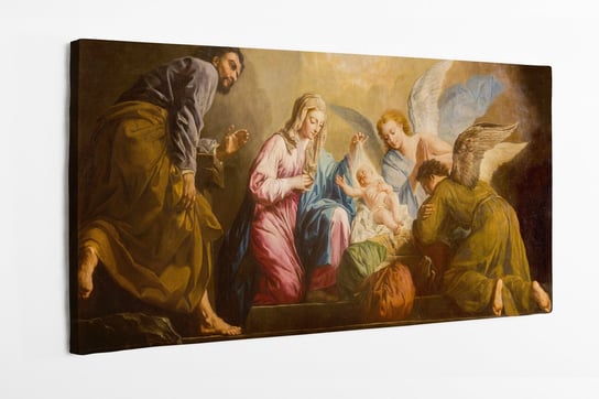 Obraz na płótnie HOMEPRINT, Wiedeń, szopka w prezbiterium kościoła salezjańskiego 100x50 cm HOMEPRINT