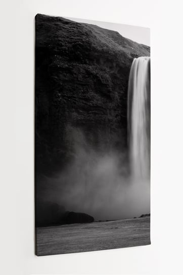 Obraz na płótnie HOMEPRINT, wodospad, dzika przyroda, Skogafoss, Islandia 50x100 cm HOMEPRINT