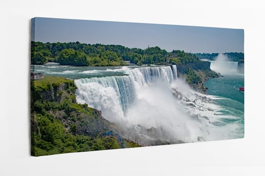 Obraz na płótnie HOMEPRINT, wodospad Niagara od strony Stanów Zjednoczonych 100x50 cm HOMEPRINT