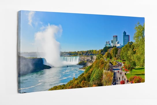 Obraz na płótnie HOMEPRINT, wodospad Niagara, słoneczny dzień, cud świata 120x60 cm HOMEPRINT