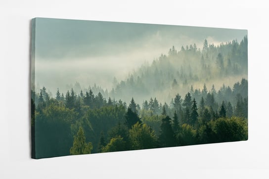 Obraz na płótnie HOMEPRINT, wschód słońca , Jaworzyna Krynicka, Beskid Sadecki, małopolska 100x50 cm HOMEPRINT