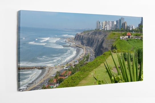 Obraz na płótnie HOMEPRINT, wybrzeże Peru, krajobraz, panorama 100x50 cm HOMEPRINT