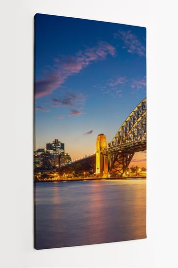 Obraz na płótnie HOMEPRINT, zachód słońca, panorama, Sydney 50x100 cm HOMEPRINT
