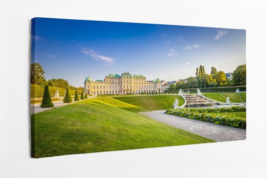Obraz na płótnie HOMEPRINT, zamek Belwederski, Wiedeń, Austria 120x50 cm HOMEPRINT