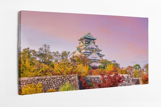 Obraz na płótnie HOMEPRINT,   Zamek Osaka w Osace, Japonia 100x50 cm HOMEPRINT