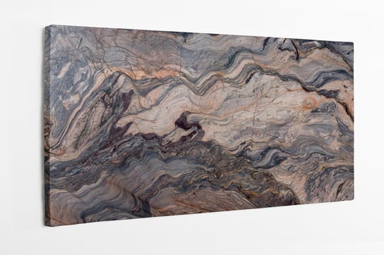 Obraz na płótnie HOMEPRINT, zbliżenie, brązowy kamień, abstrakcja, 120x60 cm HOMEPRINT