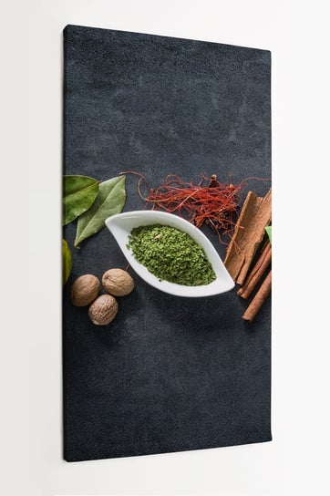 Obraz na płótnie HOMEPRINT, zioła, przyprawy, smaki świata 50x100 cm HOMEPRINT