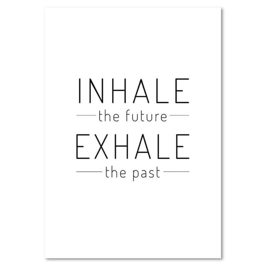 Obraz na płótnie, Inhale exhale 2, 40x50 cm Feeby
