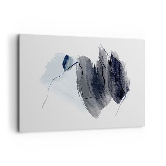 Obraz na płótnie - Intensywność i ruch - 120x80cm - Abstrakcja Sztuka Malarstwo - Nowoczesny obraz na ścianę do salonu do sypialni ARTTOR ARTTOR