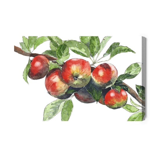 Obraz Na Płótnie Jabłka Na Gałęzi 120x80 Inna marka