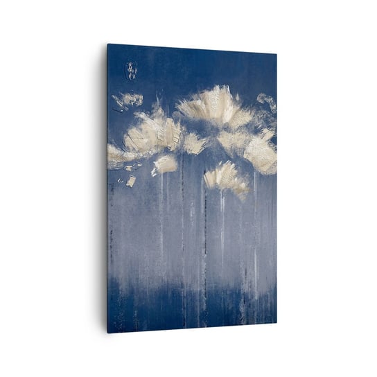 Obraz na płótnie - Jak płatki na wietrze - 80x120cm - Sztuka  Kwiaty Pejzaż - Nowoczesny obraz na ścianę do salonu do sypialni ARTTOR ARTTOR