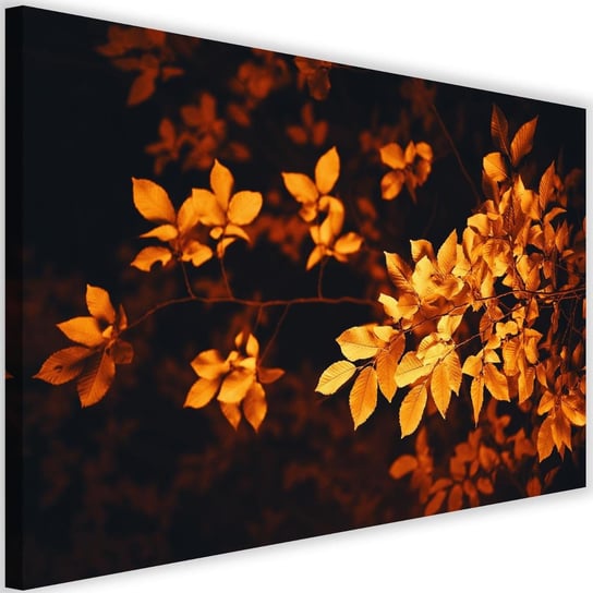 Obraz na płótnie, jesienny krzew, 90x60 cm Feeby